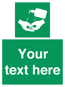 Custom Safe Condition Hand sanitiser